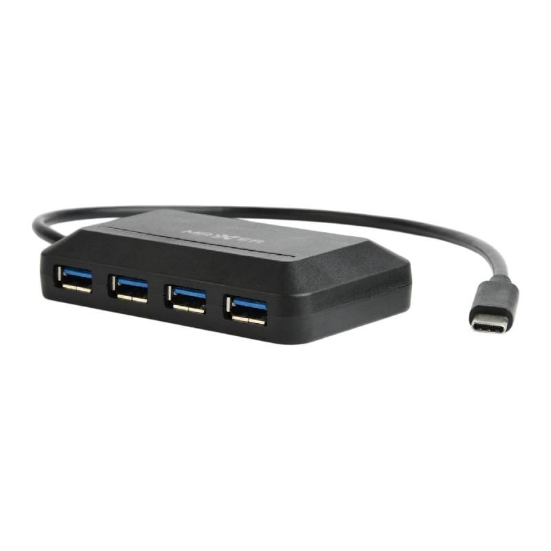 HUB USB 3.1 Type-C 4 ports GEMBIRD ACT-HUB3C-4P - Noir 1 hub usb type c ports gembird act hubc p noir dsq
