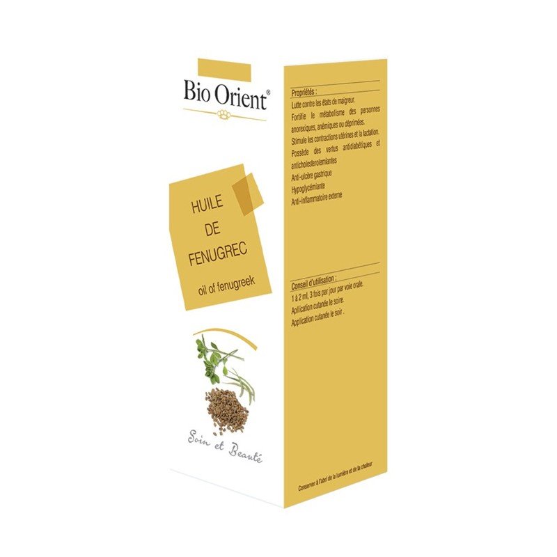BIO ORIENT HUILE DE FENUGREC 10ML 1 huile vegetale de fenugrec ml bio orient