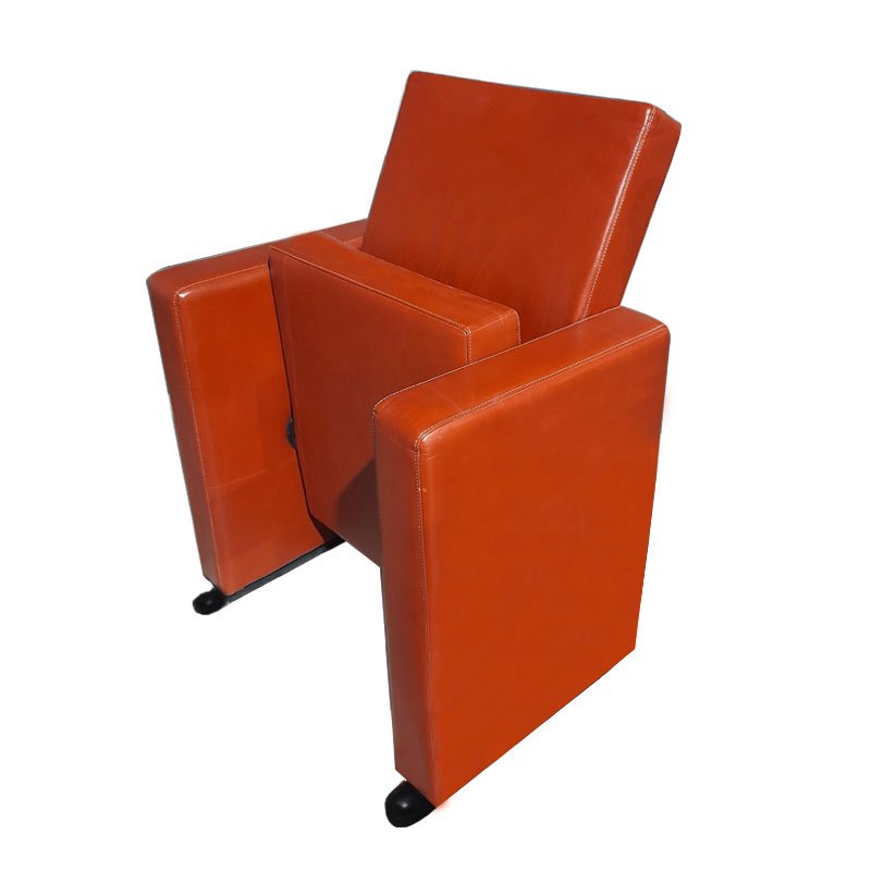 Chaise De Formation Avec Accoudoirs Fixe - Marron 1 image
