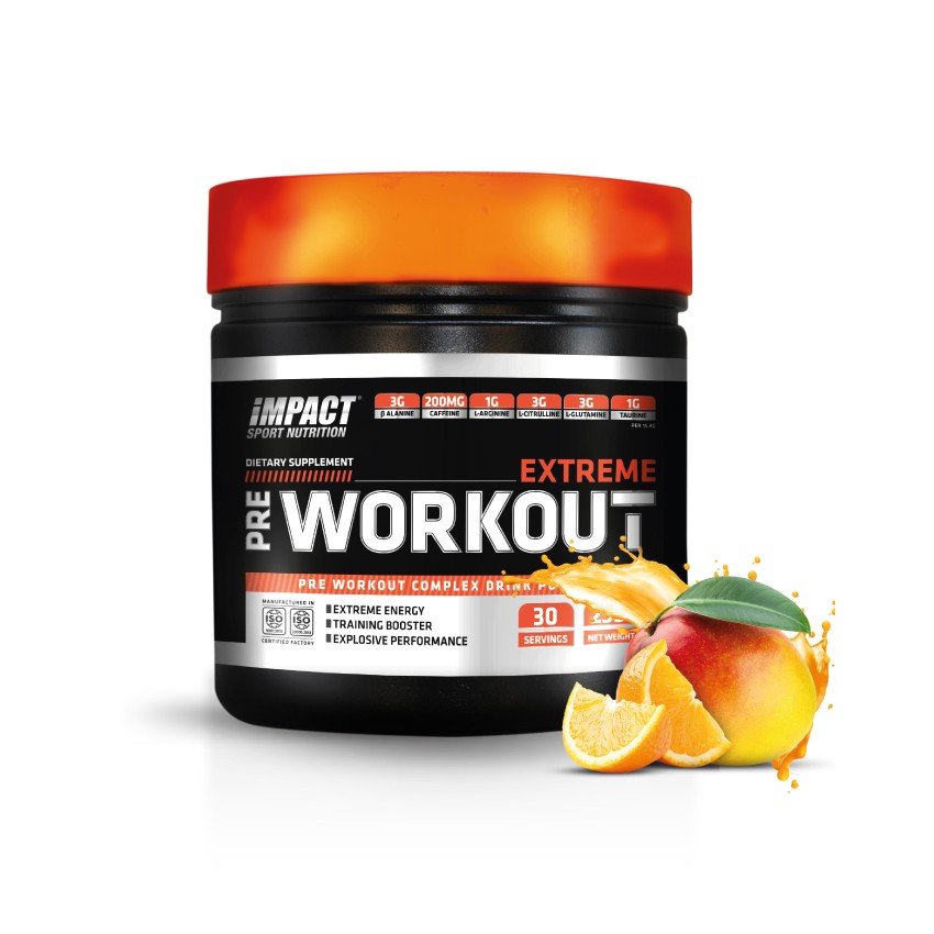 IMPACT EXTREME PRE WORKOUT 230 G 1 impact extreme pre workout