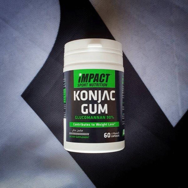 IMPACT KONJAC GUM 60 GELULES 1 impact konjac gum gelules
