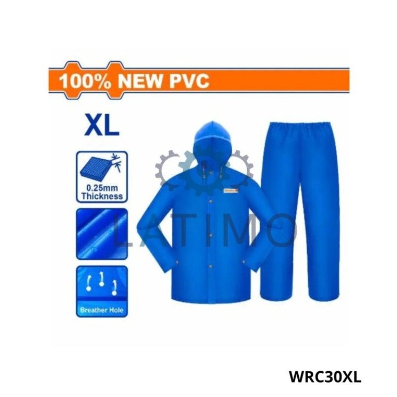 Veste Imperméable + Pantalon WADFOW WRC30XL XL - Bleu 2 impermeable veste pantallon wadfow xl wrcxl