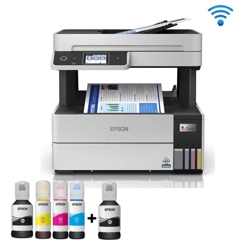 Imprimante EPSON EcoTank L6490 à Réservoir Intégré Wifi 4en1 Couleur 1 imprimante jet d encre epson ecotank l en couleur wifi