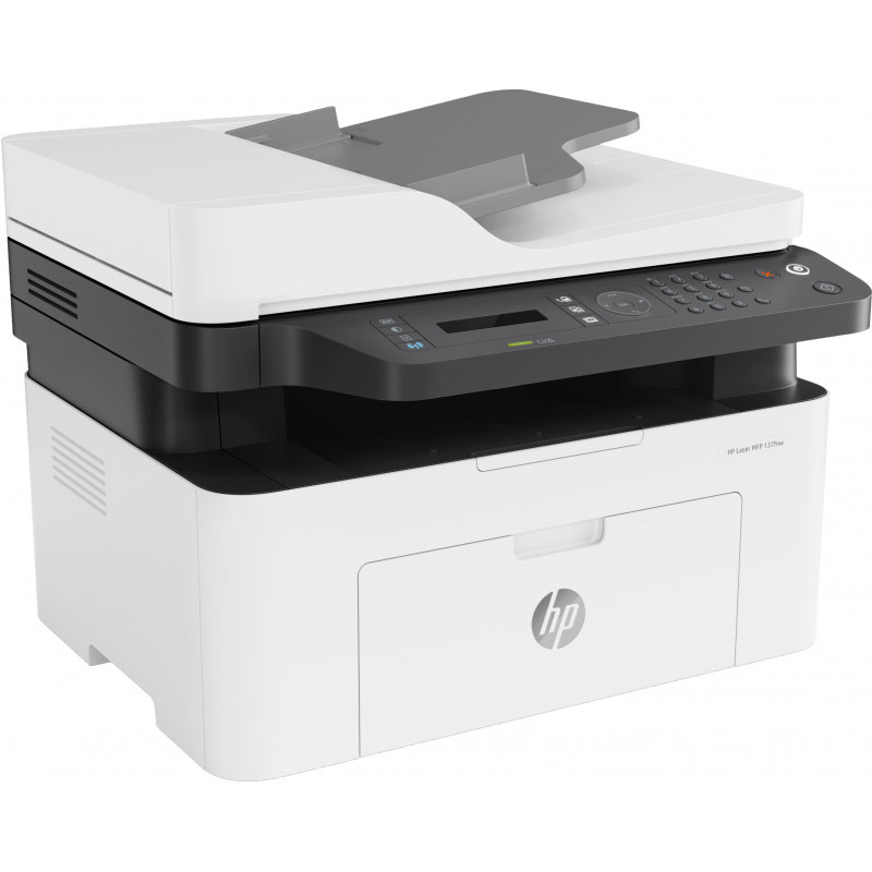 Imprimante HP 137fnw Laser Printer Wifi 4en1 Monochrome 1 imprimante hp laser fnw multifonction a blanc noir zba