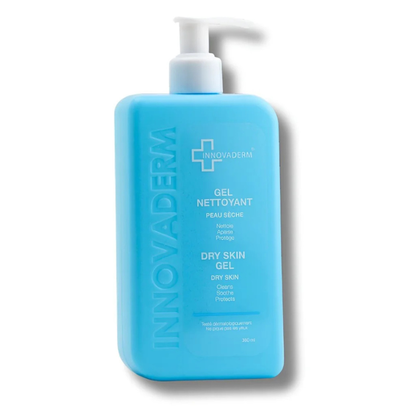 INNOVADERM GEL NETTOYANT PEAUX SECHES 380ML 1 innovaderm gel nettoyant peaux seches ml