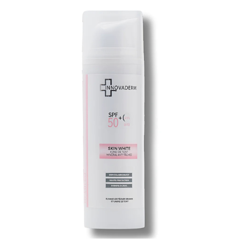 INNOVADERM SKIN WHITE ECRAN TEINTE MEDIUM 1.5 SPF50+ 30ML 1 innovaderm skin white ecran teinte medium spf ml