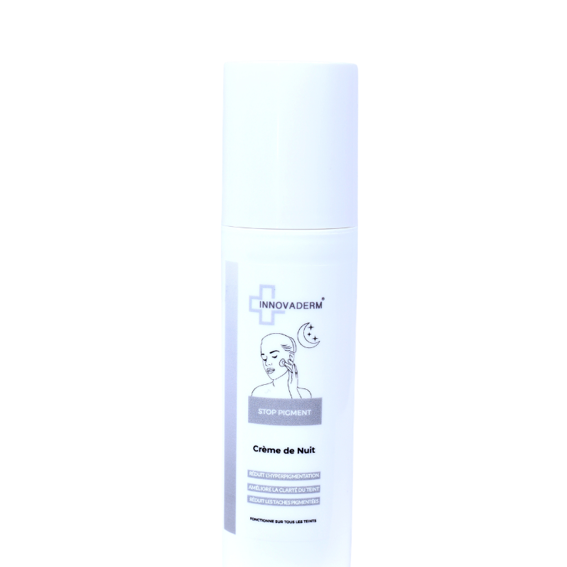 INNOVADERM STOP PIGMENT CREME DE NUIT 50ML 1 innovaderm stop pigment creme de nuit ml
