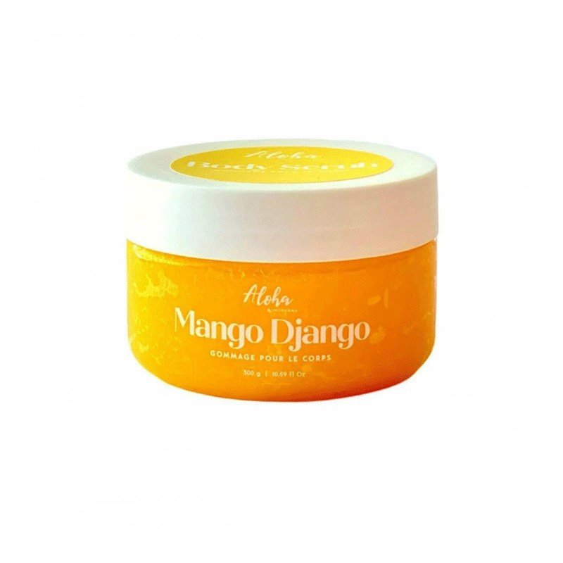 INODERMA ALOHA BODY SCRUB MANGO DJANGO 300GR 1 inoderma aloha body scrub mango django gr