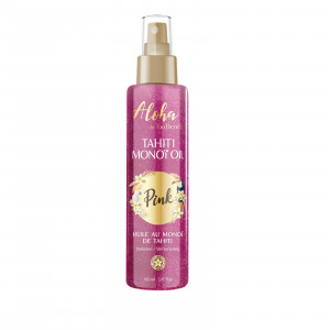 INODERMA ALOHA HUILE AU MONOÏ DE TAHITI PAILLETEE PINK SPRAY 150ML 3 inoderma aloha huile au monoi de tahiti pailletee pink spray ml