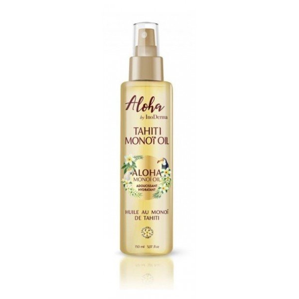 INODERMA ALOHA HUILE DE MONOI DE TAHITI SPRAY 150ML 1 inoderma aloha huile de monoi de tahiti spray ml