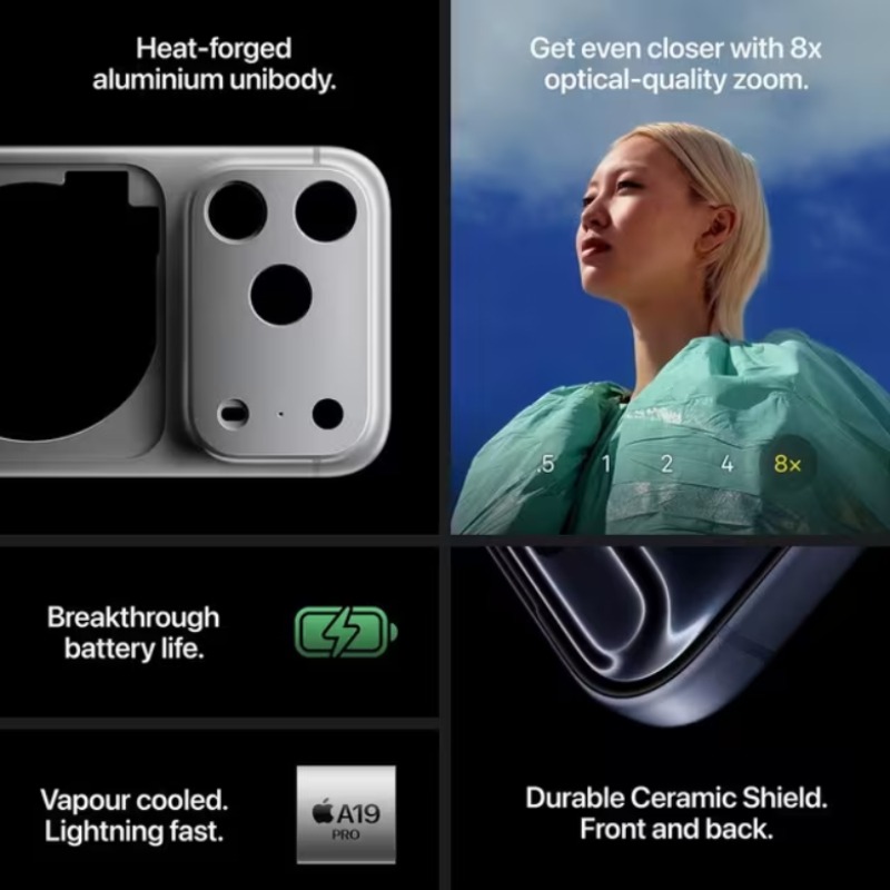 iPhone 17 Pro 256Go Silver - APPLE 3 iphone pro go silver apple