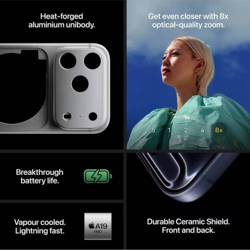 iPhone 17 Pro Max 1 To Deep Blue - APPLE 4 iphone pro max to deep blue apple z
