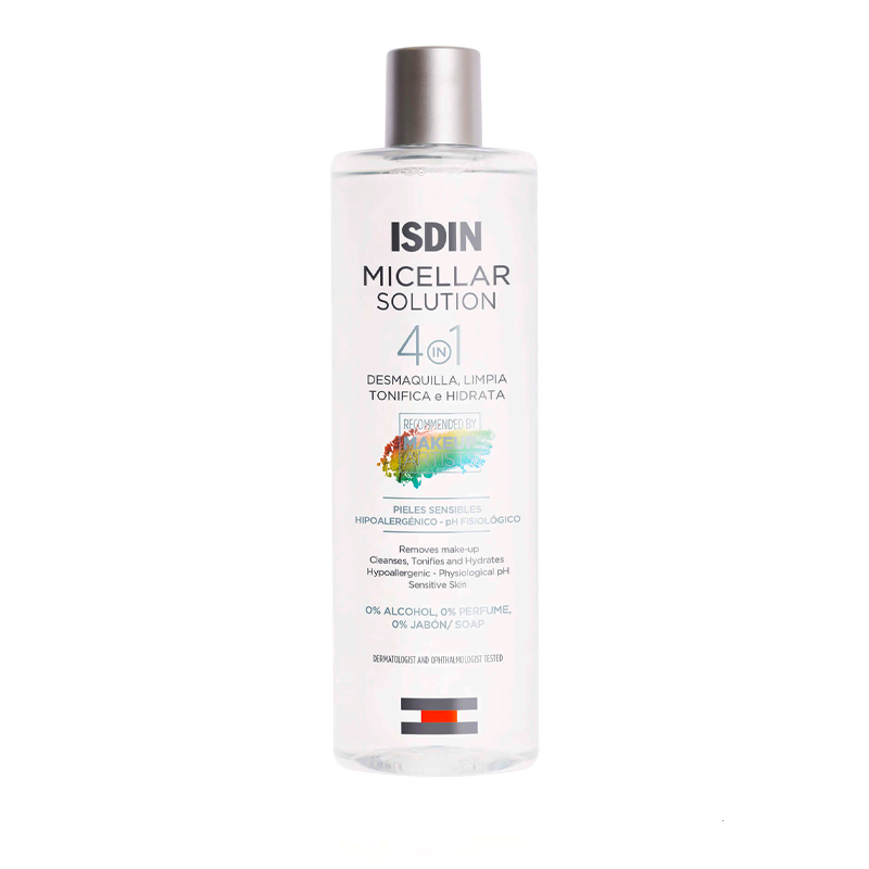 ISDIN DERMA SOLUTION MICELLAIRE HYDRATANTE 4EN1 400ML 1 isdin derma solution micellaire hydratante en ml
