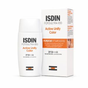 isdin photoprotection ecran solaire active unify fusion fluide teintee spf ml