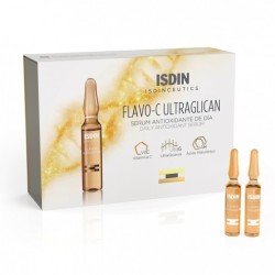 ISDIN ISDINCEUTICS FLAVO-C ULTRAGLICAN SERUM ANTIOXYDANT JOUR 10 UNIDOSES DE 2ML 2 isdinceutics flavo c ultraglican serum antioxydant jour unidoses de ml