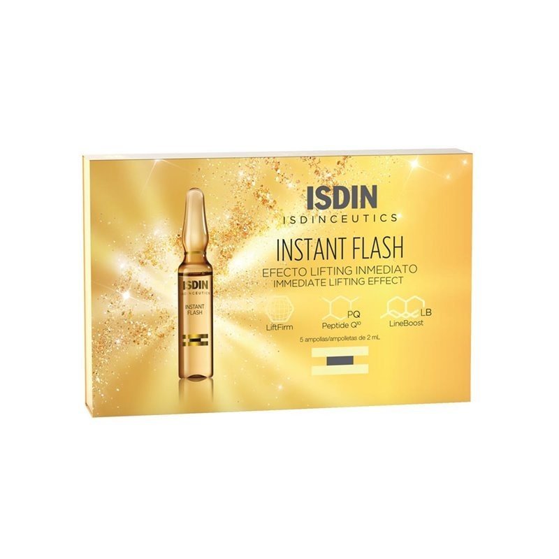 ISDINCEUTICS INSTANT FLASH 5 AMPOULES 1 isdinceutics instant flash ampoules