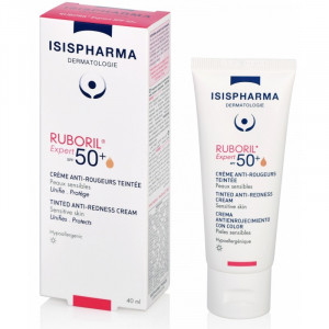 ISISPHARMA RUBORIL EXPERT CREME ANTI ROUGEUR TEINTE SPF50+ 40ML 3 isispharma ruboril expert creme anti rougeur teinte spf ml