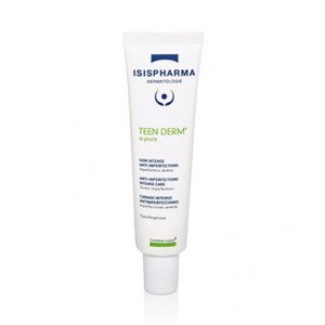 ISISPHARMA TEEN DERM A PURE SOIN INTENSE ANTI IMPERFECTIONS 30ML 3 isispharma teen derm a pure soin intense anti imperfections ml