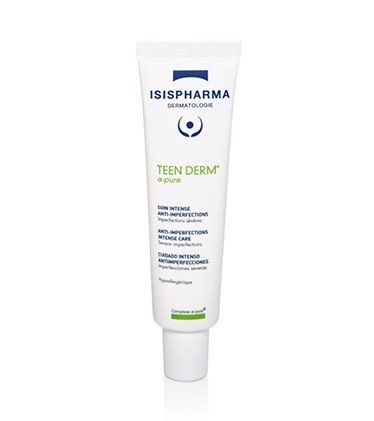 ISISPHARMA TEEN DERM A PURE SOIN INTENSE ANTI IMPERFECTIONS 30ML 1 isispharma teen derm a pure soin intense anti imperfections ml