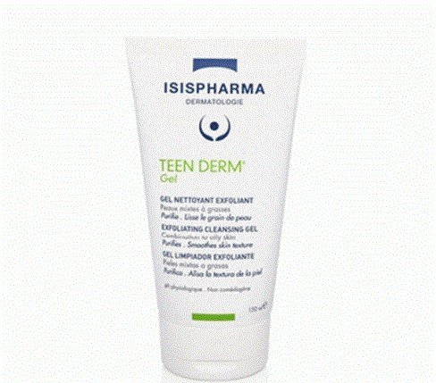 ISISPHARMA TEEN DERM GEL NETTOYANT EXFOLIANT 150ML 1 isispharma teen derm gel nettoyant exfoliant ml