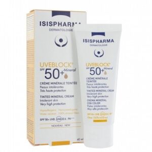 isispharma uveblock creme minerale teintee spf mineral ml