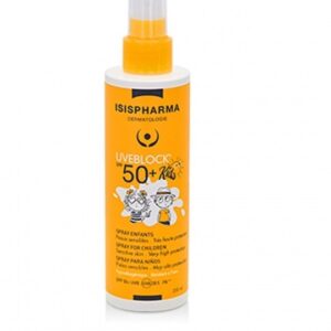 isispharma uveblock spray solaire enfants tres haute protection spf ml