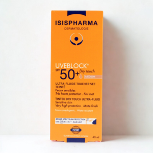 isispharma uveblock ultra fluide toucher sec teinte spf ml