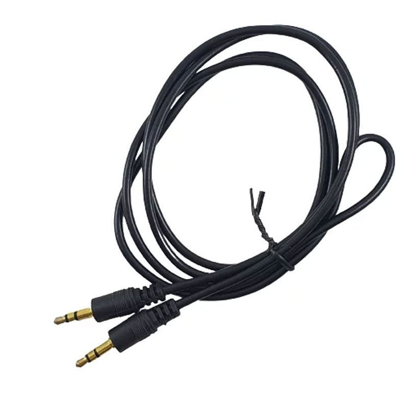 Câble audio Jack 3,5 mm Mâle/Mâle 1.5m - Noir 2 jack jack