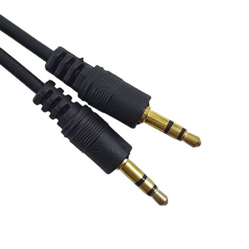 Câble audio Jack 3,5 mm Mâle/Mâle 1.5m - Noir 1 jack jack