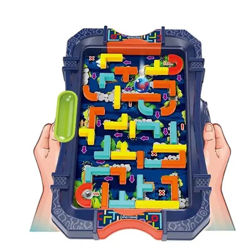 Jeu de Labyrinthe Éducatif Crazy Maze 007-167 - Assortis 2 jeu de labyrinthe educatif crazy maze assortis