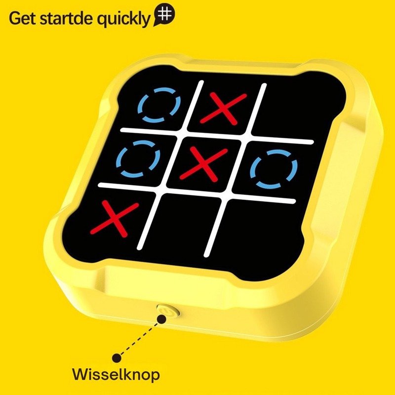 Jeu Électronique Tic Tac Pour Enfant - Jaune 6 jeu electronique tic tac pour enfant jaune