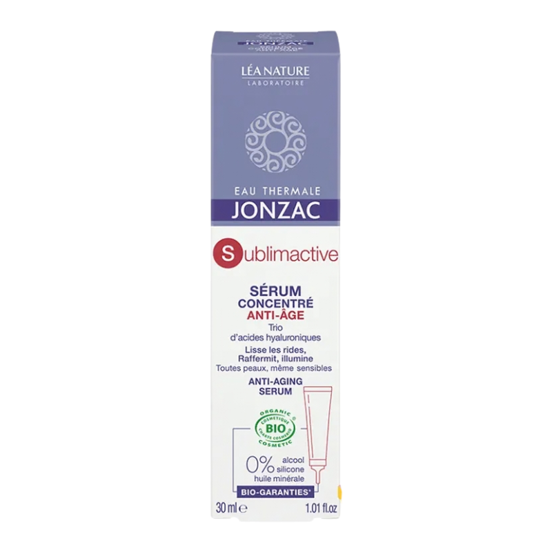 JONZAC SUBLIMACTIVE SERUM CONCENTRE HYALURONIQUE ANTI-AGE 30ML 1 jonzac sublimactive serum concentre hyaluronique anti age cellulaire ml
