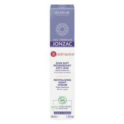 JONZAC SUBLIMACTIVE SOIN NUIT REGENERANT ANTI-AGE CELLULAIRE 40ML 2 jonzac sublimactive soin nuit regenerant anti age cellulaire ml