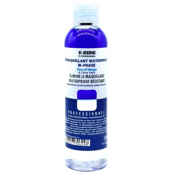 k-REINE DÉMAQUILLANT BIPHASE YEUX WATERPROOF 250 ML 1 k reine demaquillant biphase yeux waterproof ml