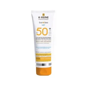 K-REINE LAIT PROTECTEUR INVISIBLE POUR VISAGE ET CORPS SPF50+ 250ML 3 k reine lait protecteur invisible pour visage et corps spf ml