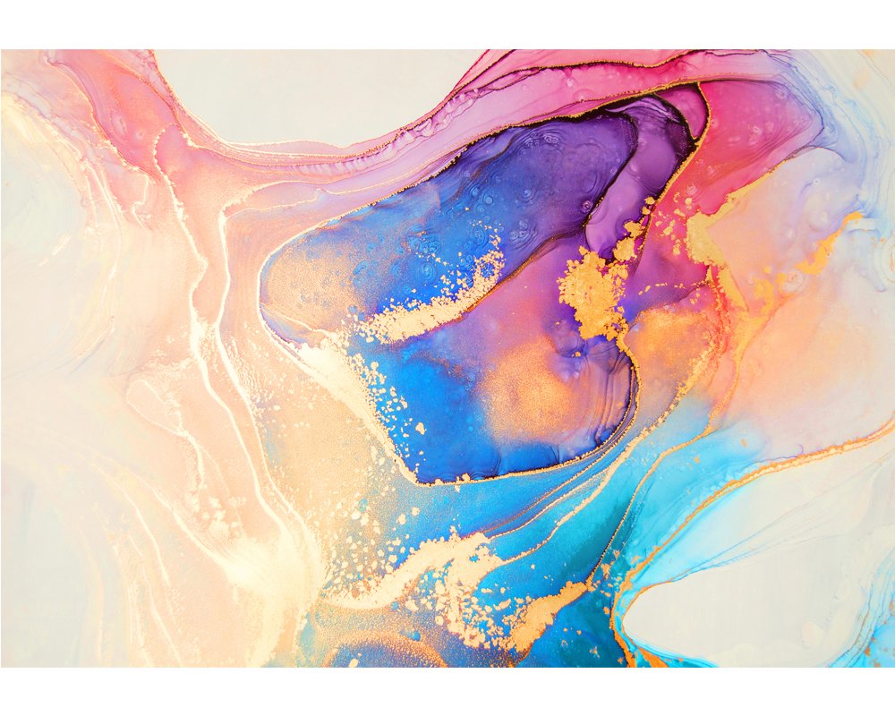 Tableau De Décoration 120 x 80 cm Rose & Bleu (KC004-T2) 1 kc t