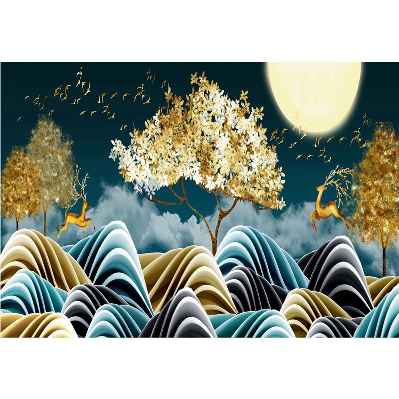 Tableau De Décoration 60 x 90 cm GAZELLE (KC065-T1) 2 kc t