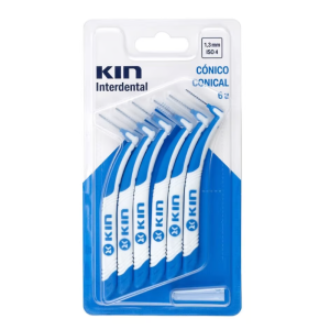 KIN BROSSETTE INTERDENTAIRE CONIQUE 1,3MM 6 UNITES 3 kin brossette interdentaire conique mm unites