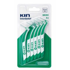 KIN BROSSETTES INTERDENTAIRE MICRO 0.9MM BT/6 3 kin brossettes interdentaire micro mm bt