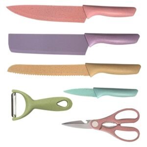 kit de couteaux pieces kitchen knife assortis knife