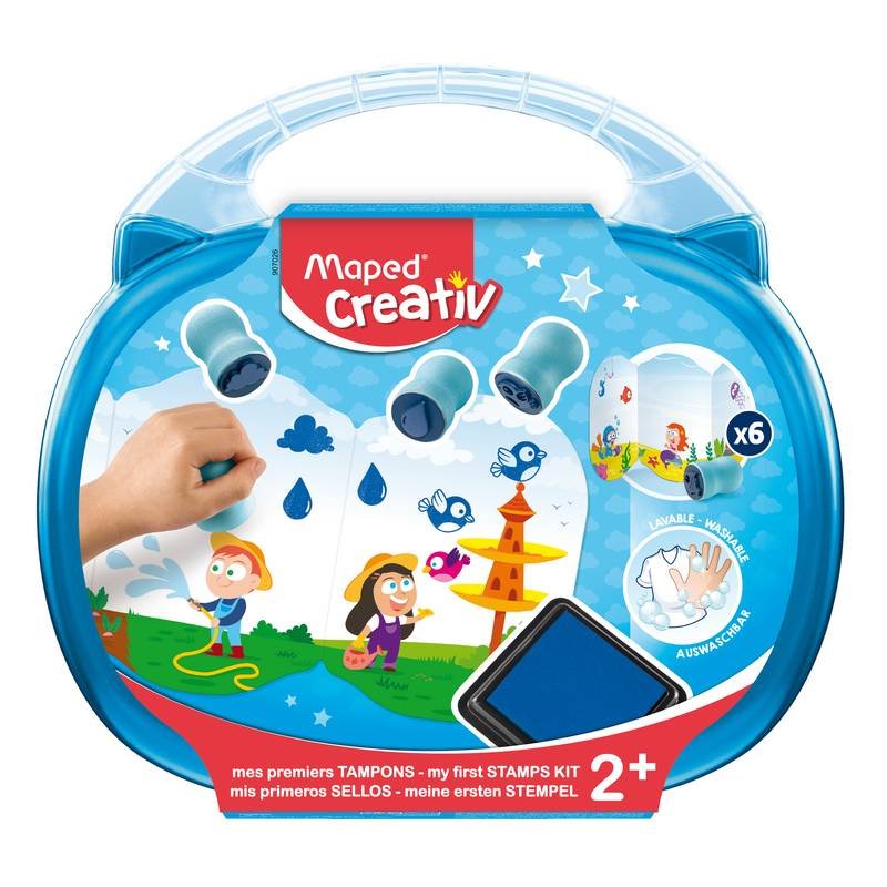 Kit tampons MAPED CREATIV 2 ans et plus (907006) 1 kit tampons maped creativ ans et plus
