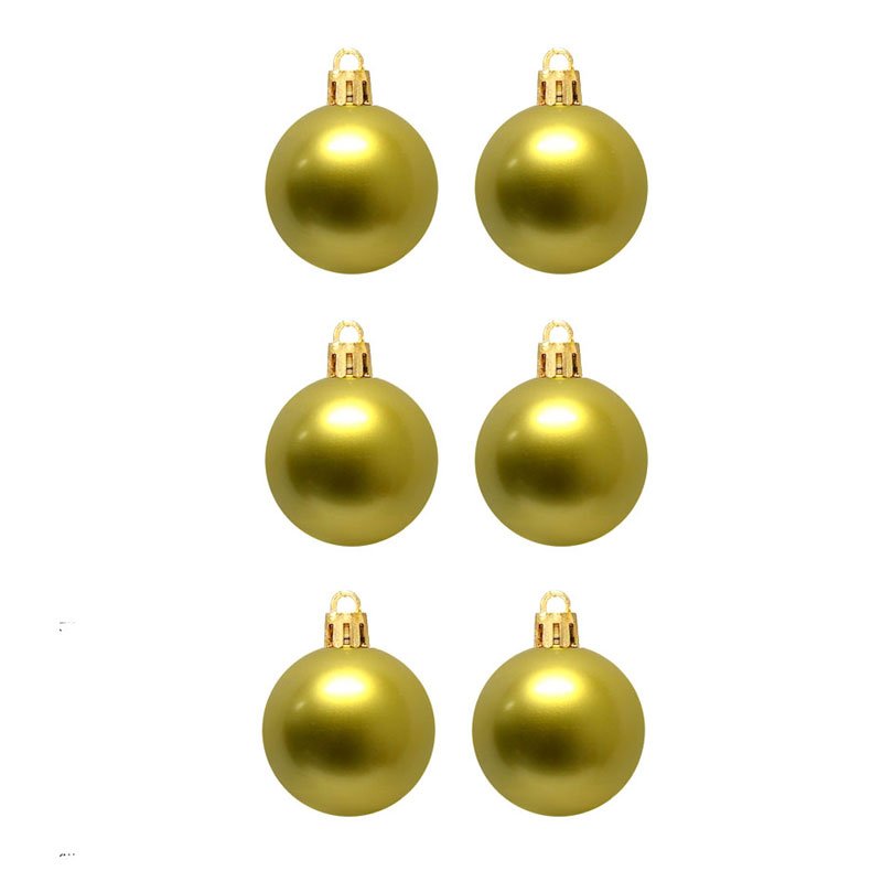 6 Boules de Décoration Grand Model Pour Sapin (KM027) 2 km