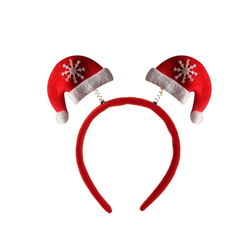 Serre tête Pour Noël - Rouge&Blanc (KM703) 2 km