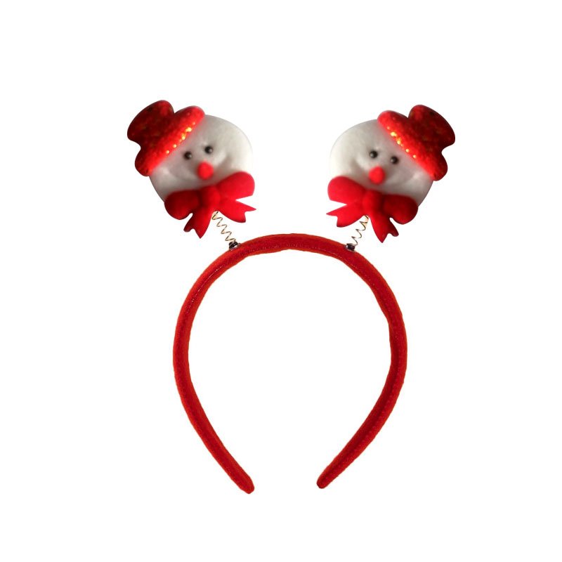 Serre tête Pour Noël - Rouge&Blanc(KM802) 4 km hj