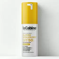 LA CABINE 5X PURE HYALURONIC FACIAL FLUID CREAM SPF50 30ML 4 la cabine x pure hyaluronic facial fluid cream spf ml
