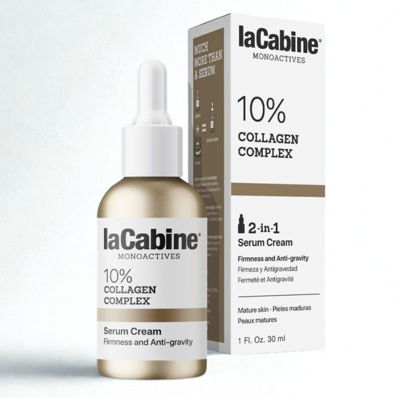 LA CABINE MONOACTIVES 10% COLLAGEN COMPLEX SERUM CREME 30ML 1 la cabine monoactives collagen complex serum creme ml