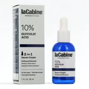 LA CABINE MONOACTIVES 10 % GLYCOLIC ACID SERUM CREME 30ML 3 la cabine monoactives glycolic acid serum creme ml