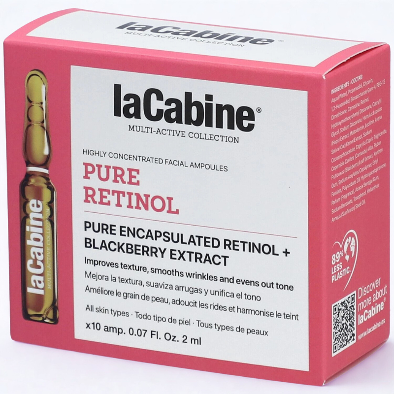 LA CABINE PURE RETINOL 10 AMPOULES 1 la cabine pure retinol ampoules