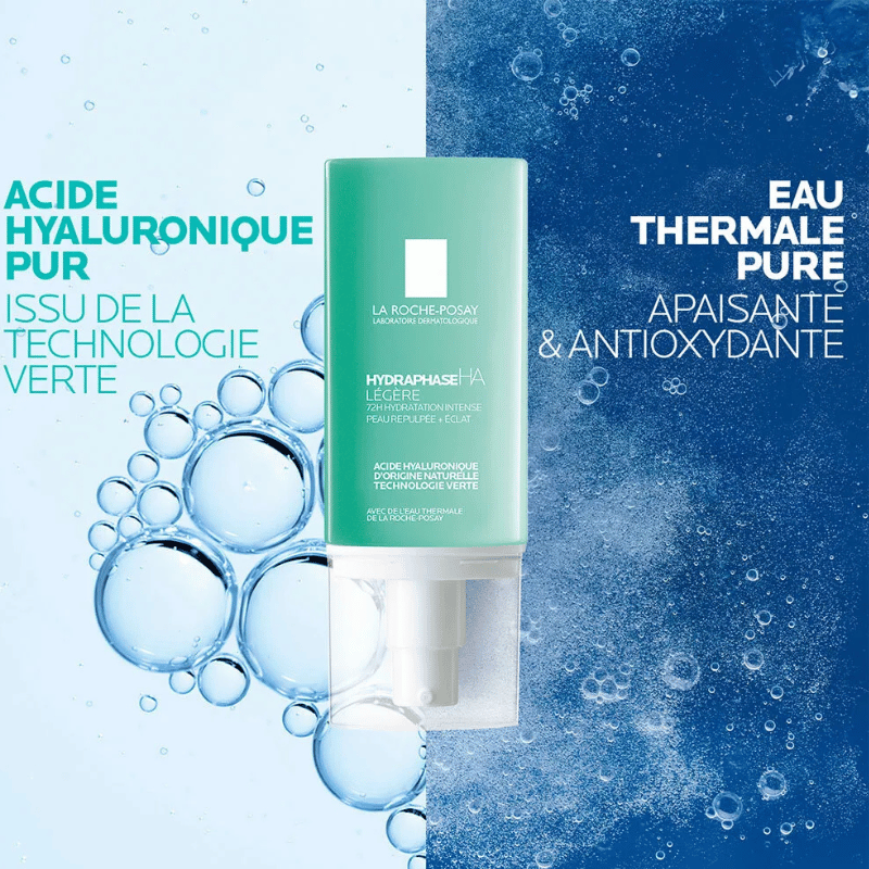 LA ROCHE POSAY HYDRAPHASE HA LEGERE CREME HYDRATANTE VISAGE A L'ACIDE HYALURONIQUE 50 ML 3 la roche posay hydraphase ha legere creme hydratante visage a l acide hyaluronique ml