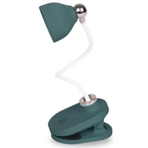lampe de bureau led petit model avec pince vert